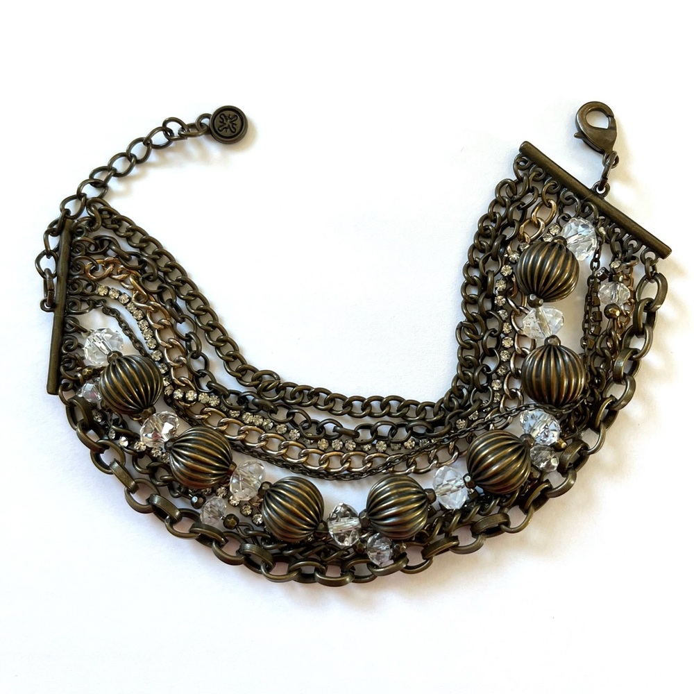 Dark Romance ~ Multiple Strand Bracelet ~ Lobster Claw Clasp ~ Vera Wang